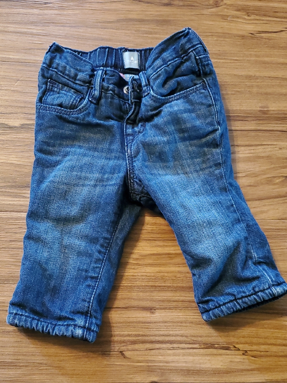 GAP Dark Blue Lined Kids Jeans